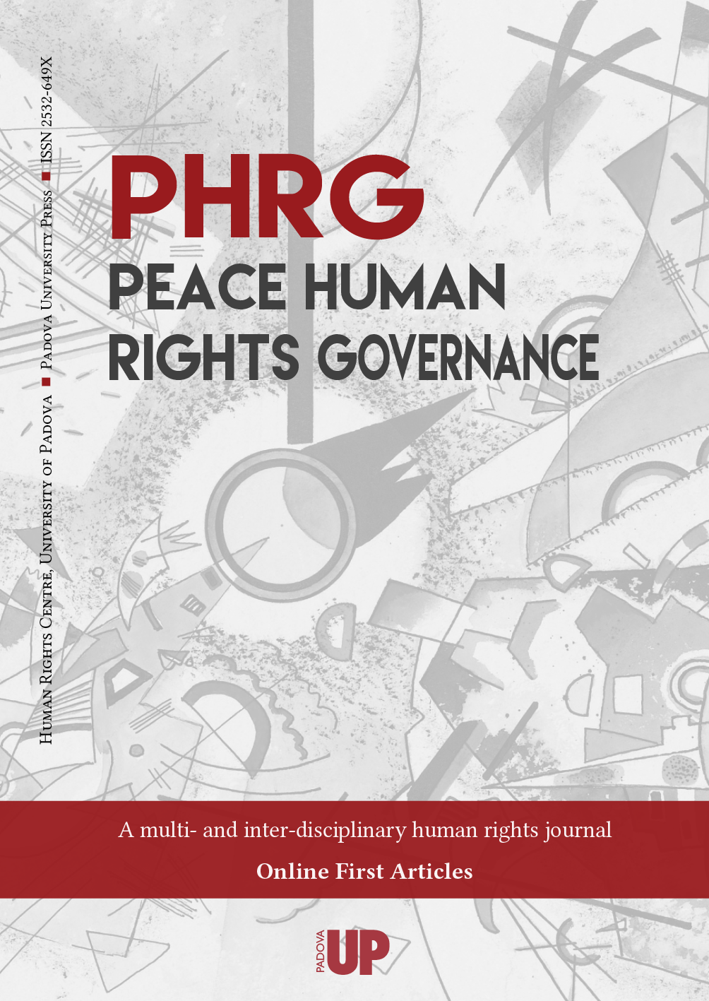 cover PHRG Online First articles